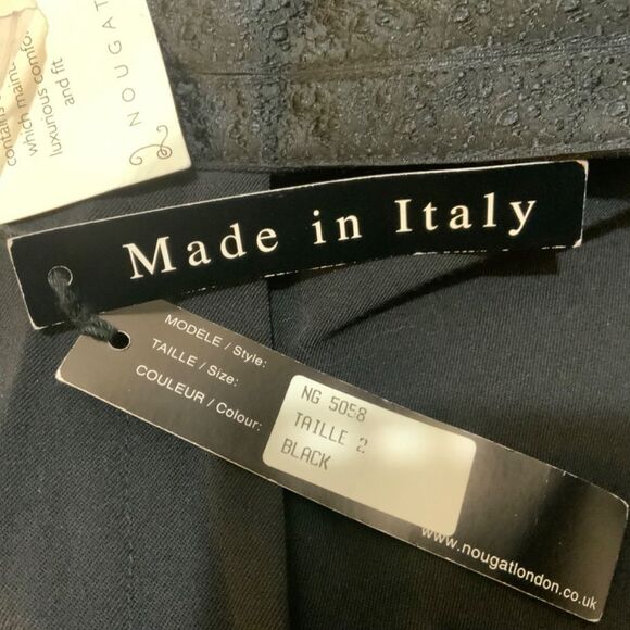 NOUGAT London NEW Y2K wool blend  Wide Leg Pant  Flare Minimalist - Picture 11 of 13